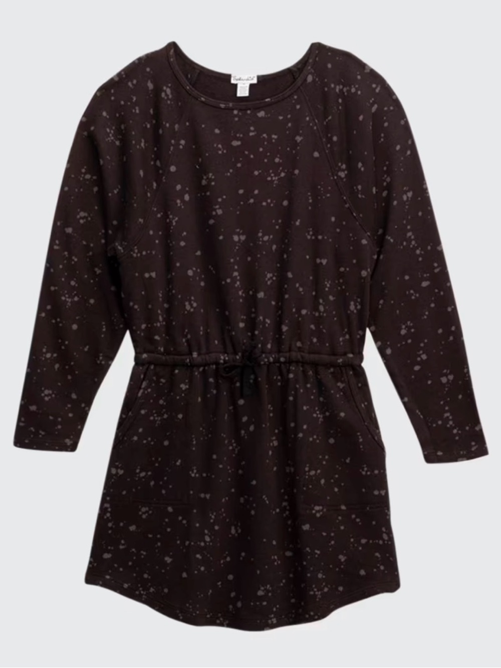 SPLENDID Girl's Splatter-Print Drawstring Dress, size 8